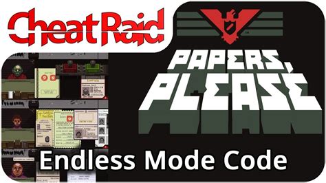 code for endless mode on papers please