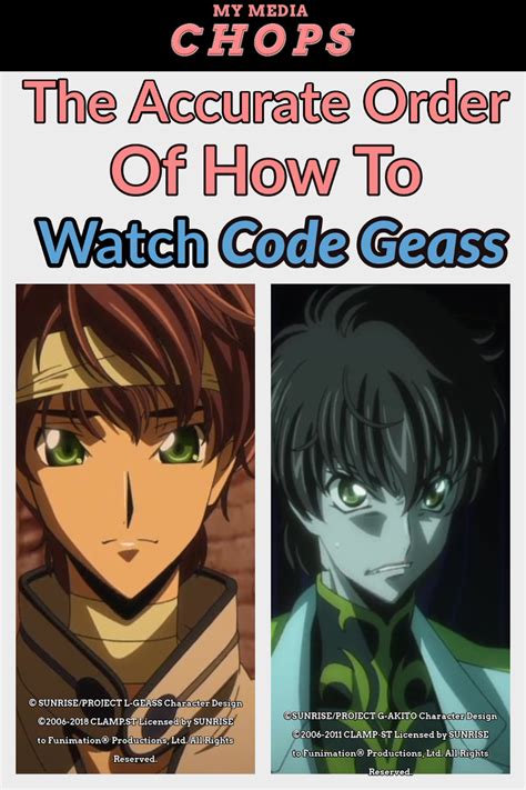 code geass viewing order