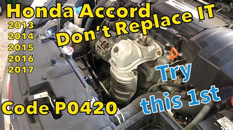 code p0420 honda accord 2003 PDF