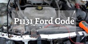 code p1131 ford focus Doc