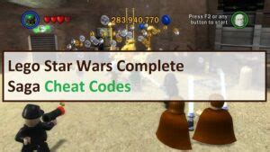 codes for lego star wars complete saga