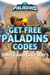 codes for paladins