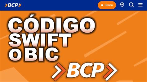 codigo swift bcp