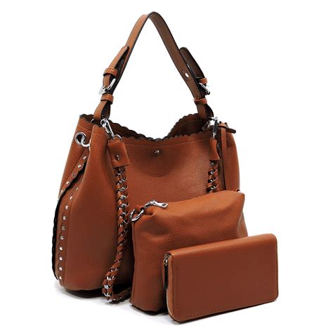 cognac handbag