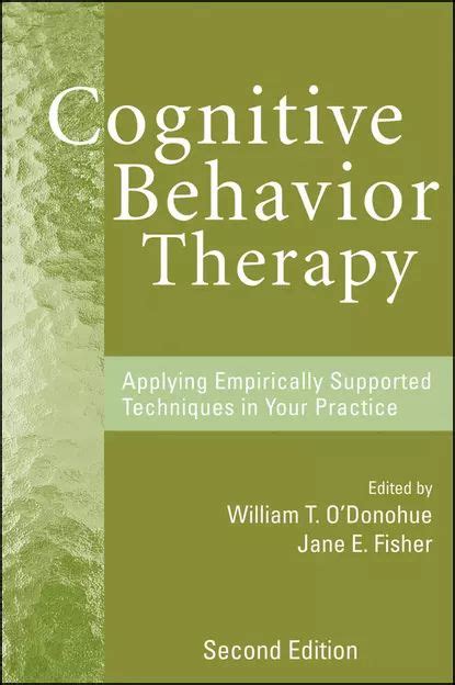 cognitive behavior therapy applying empirically supported techniques in your practice PDF