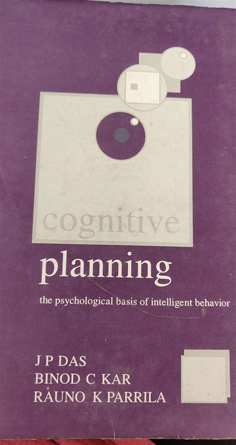 cognitive planning the psychological basis of intelligent behaviour PDF