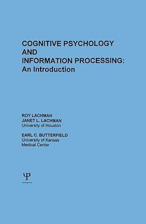 cognitive psychology information processing introduction ebook PDF