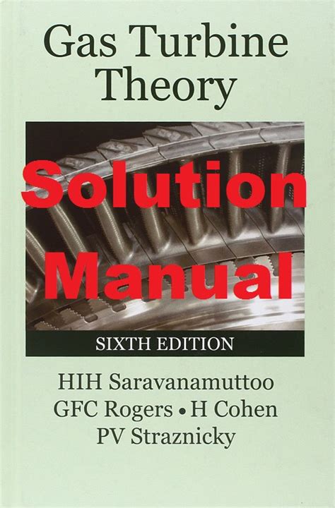 cohen gas turbine theory solution manual PDF