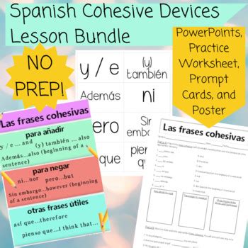 cohesive in spanish