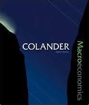 colander macroeconomics 8th edition Epub