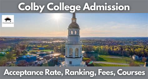 colby college admission fee