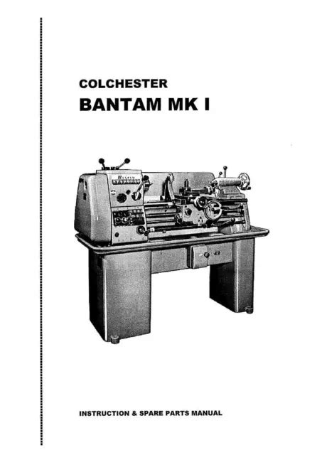 colchester-bantam-mk1-lathe-manual-download Ebook PDF