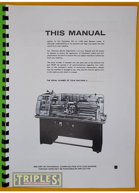 colchester-bantam-mk1-lathe-manual-download Ebook PDF