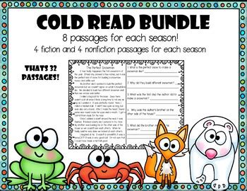 cold reads 4th grade Kindle Editon