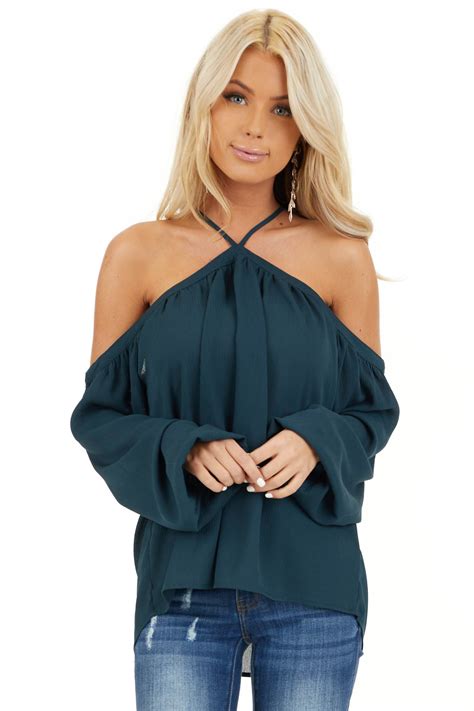 cold shoulder shirt top