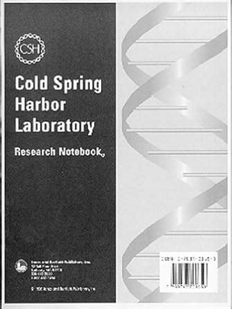 cold spring harbor laboratory research notebook PDF