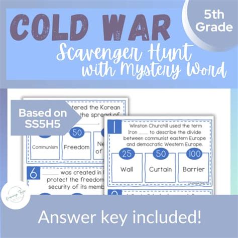 cold war scavenger hunt Reader