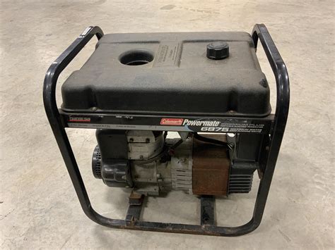 coleman powermate 6875 portable generator Doc