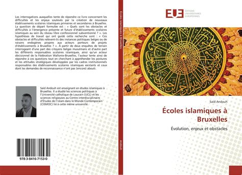 coles islamiques bruxelles volution obstacles PDF