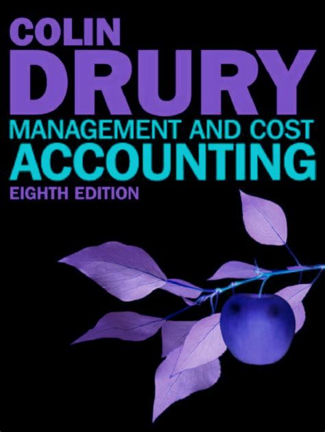 colin drury management cost accounting 8th edition pdf Epub