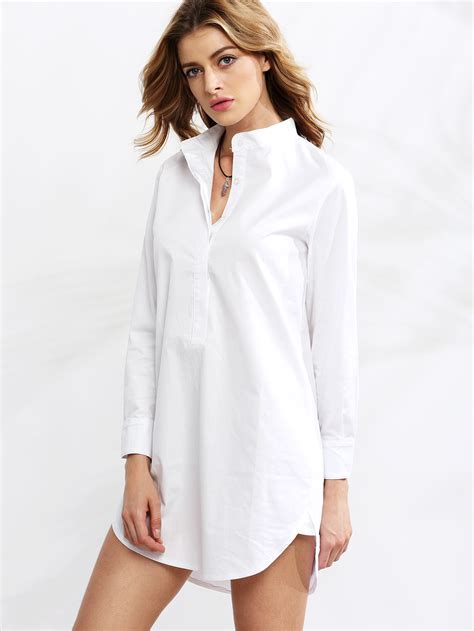 collared shirt dress