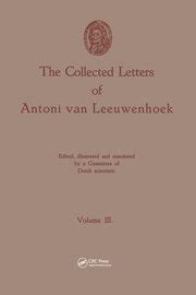 collected letters antoni van leeuwenhoek Reader