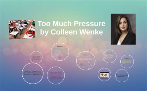 colleen-wenke-too-much-pressure-text Ebook PDF