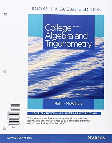 college algebra books a la carte edition 3rd Epub