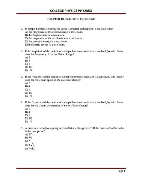 college physics practice problems Reader