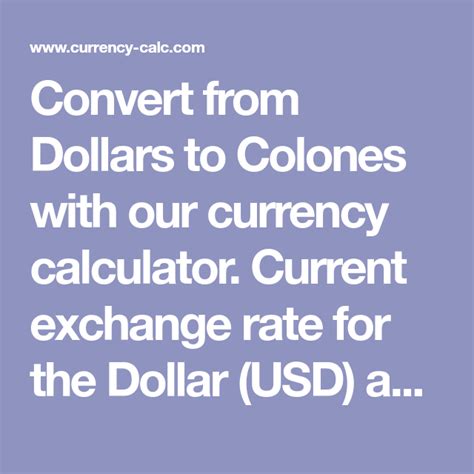 colon to dollar calculator