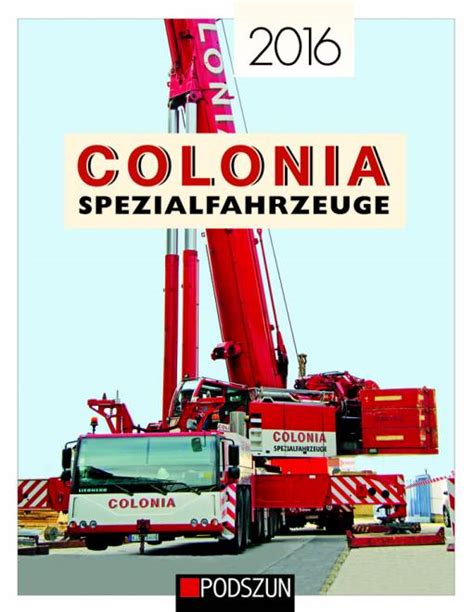 colonia spezialfahrzeuge 2016 monatskalender Reader