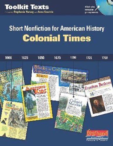 colonial times short nonfiction for american history toolkit texts Epub