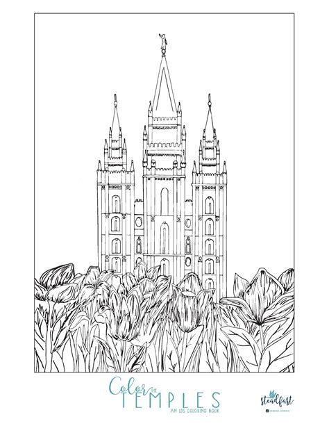 color the temples an lds coloring book PDF