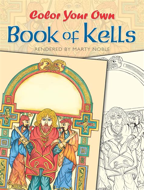 color your own book of kells dover art coloring book Epub
