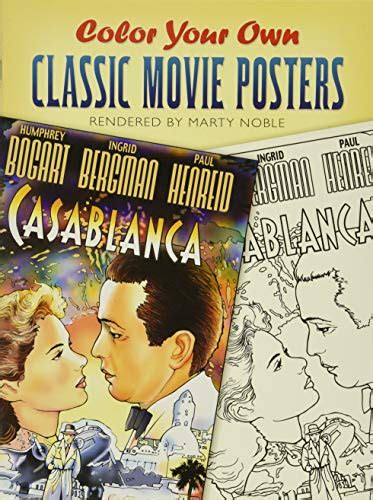 color your own classic movie posters dover art coloring book Epub
