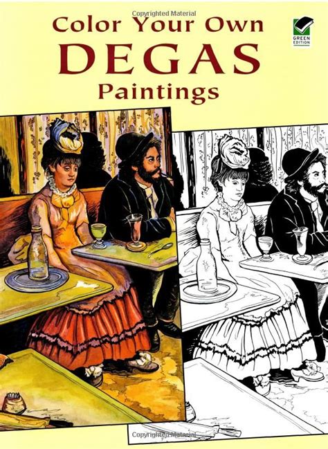 color your own degas paintings dover art coloring book Kindle Editon