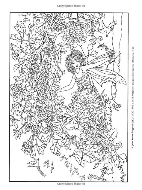 color your own victorian fairy paintings dover art coloring book Reader