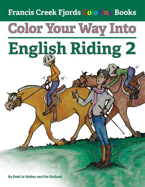 color your way into horseback riding instruction francis creek fjords coloring books volume 2 Reader