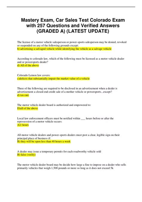 colorado driver39s test study guide Kindle Editon