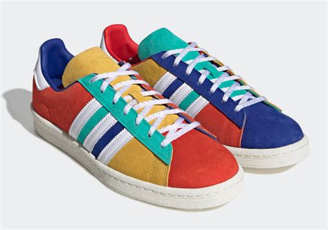 colorful adidas sneakers