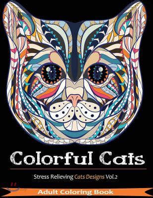 colorful cats stress relieving lovers Kindle Editon