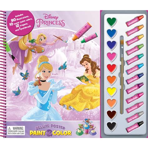 colorful critters disney princess palace pets deluxe paint box book Reader