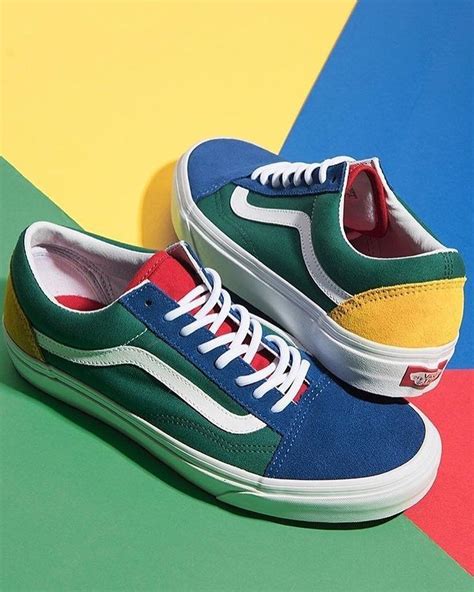 colorful vans shoes