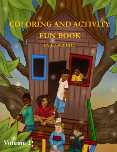 coloring and activity fun book by j d wright Doc