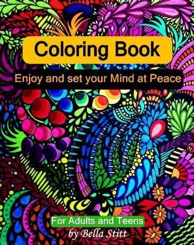 coloring book enjoy and set your mind at peace for adults and teens PDF
