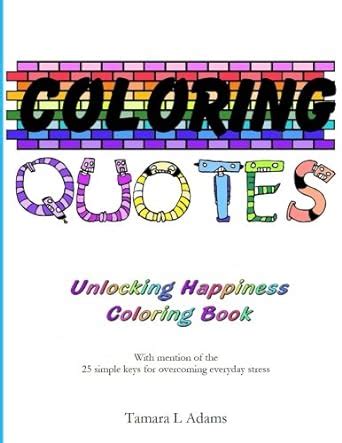 coloring quotes unlocking happiness book Epub