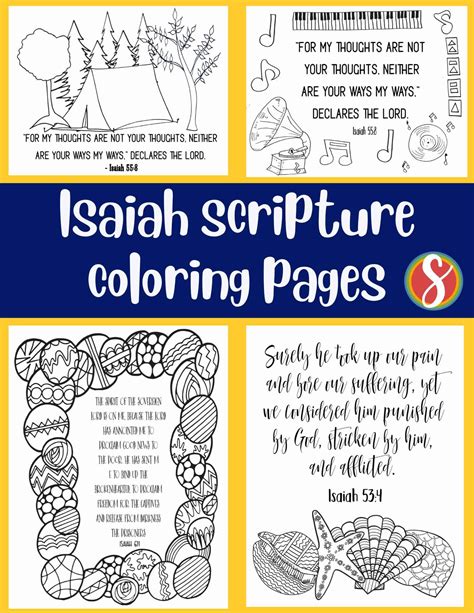 coloring sheet about isaiah 65 PDF