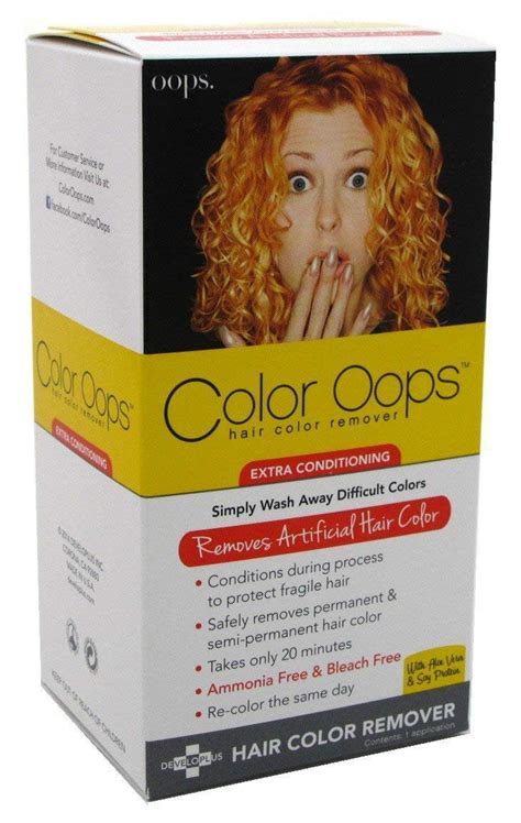 colour oops hair colour remover