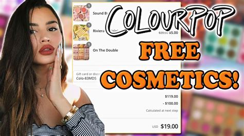 colourpop cosmetics discount code