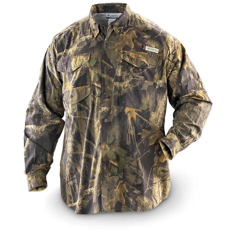 columbia camo shirt